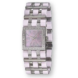 Bellagio Ceramica SQ Series Women's Pink Watch