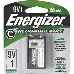 Energizer Rechargeable 9V NiMH Battery