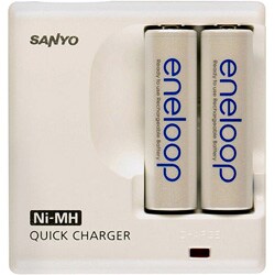 Sanyo eneloop 2-Position NiMH Battery Charger Kit