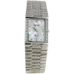 Jules Jurgensen Men's Square Silvertone Watch