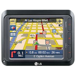 LG 4-inch Portable Digital Navigator GPS with Voice (Refurb)
