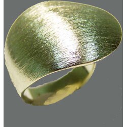 Handcrafted Goldplated Ring (Brazil)
