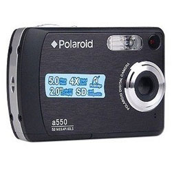 Polaroid A550 5.0MP Digital Camera with 4x Digital Zoom (Refurbished)