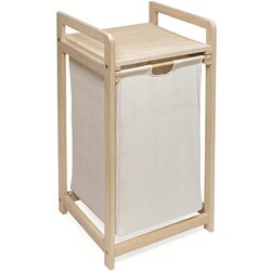 Unfinished One Drawer Lightweight Hamper and Storage Unit