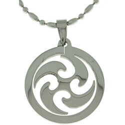 Stainless Steel Tribal Wind Necklace