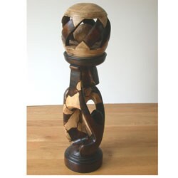 Hand-finished 'One Love' Unity Globe (Ghana)