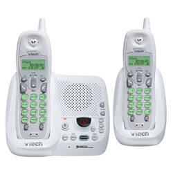 2.4 GHz Two Handset Cordless Phone System