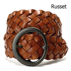 Linea Pelle Women's Braided Belt