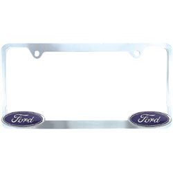 Ford Oval Chrome License Frame