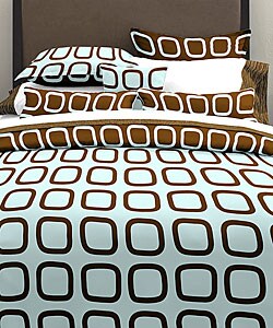 Block Party Aqua Decorative Pillow Set