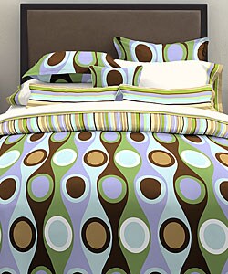 Retro Radar Multi 7-piece Bedding Ensemble