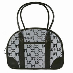 JLT Monogram Bowler Toy Pet Carrier