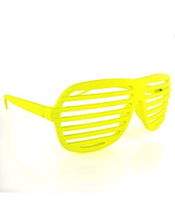 Unisex Yellow Shutter Shades