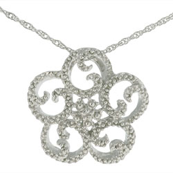Maddy Emerson Sterling Silver and Diamond Necklace