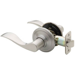Satin Nickel Door Lever Passage