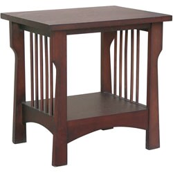 Elegance Espresso Table Stool