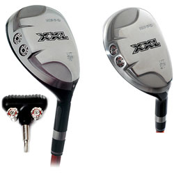 Hippo XXL Graphite Hybrid Clubs (18 and 21-degree)