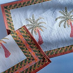 hawaiian linens palm tree napkins