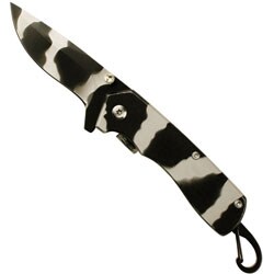 Blackout  Self Defense Spring Assist Pocket Knife