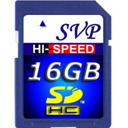 SVP 16GB Secure Digital High Capacity  Card
