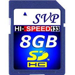 SVP 8GB Secure Digital High Capacity Card
