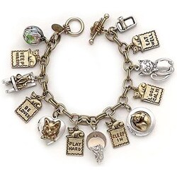 Sweet Romance 'Things I Learned From My Cat' Charm Bracelet