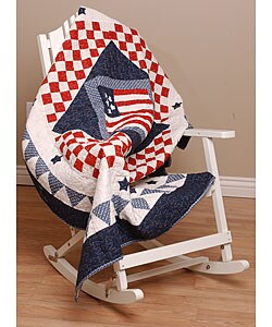 American Flag Throw Blanket