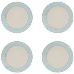 Caldo-Freddo Toscana Blue 4-piece Appetizer Plate Set