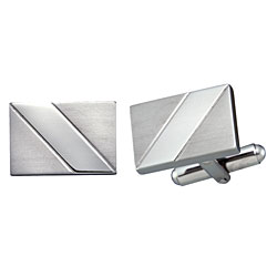Titanium Brushed Finish Cufflinks