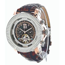 Freeze Men's Diamond Tourbillion Watch