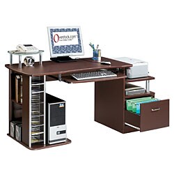 Deluxe Ergonomic Multifunction Computer Desk