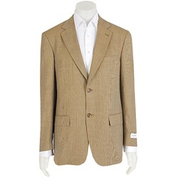 Cesarani Men's Tan/ Black Sports Coat