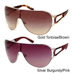 Marc Jacobs MJ106 Oversized Metal Shield Sunglasses
