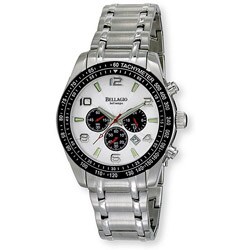 Bellagio Men's San Marino All Steel 20 ATM Watch