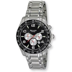Bellagio Men's San Marino All Steel 20 ATM Watch