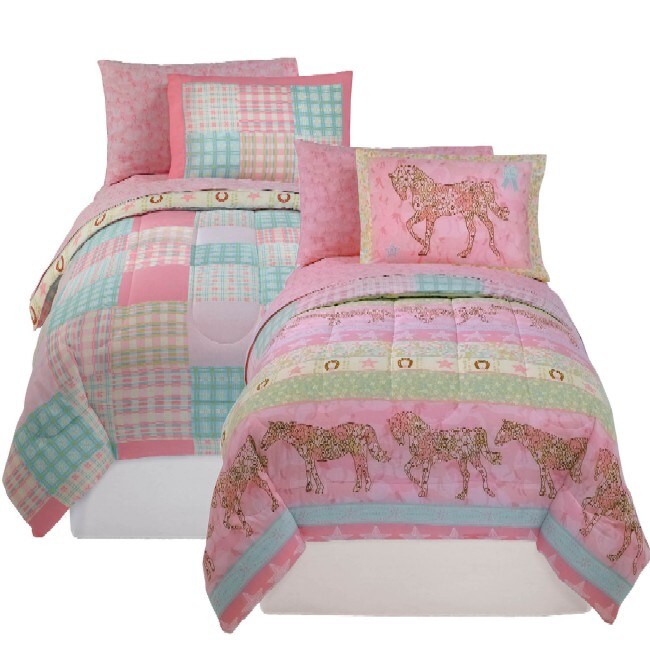 Cow Girl Pink 5-piece Bed in a Bag