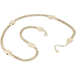 Versace Women's Round Logo Chain Link Belt