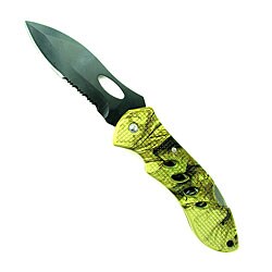 Xtreme Camouflage Pocket Knives with Clip (Set of 4)