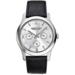 Kenneth Cole Men's Steel Chronograph Strap Watch Overstock.com
