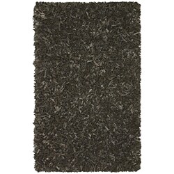 Handmade Leather Shag Rug (4' x 6')