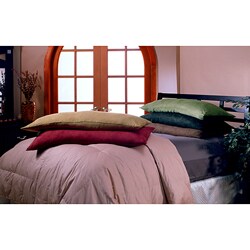 Microsuede Down Feather Body Pillow