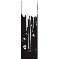 Black Diamond Paint Drip Skateboard Grip Tape