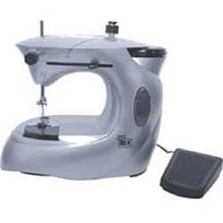 Metallic Silver Cord/ Cordless Sewing Machine
