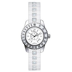 Christian Dior Women's Rubber Sapphire Watch