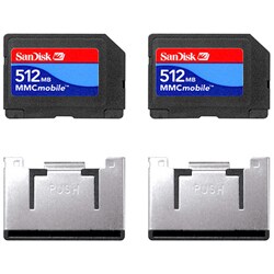 SanDisk 512MB MMC Mobile Memory Card (Case of 2)