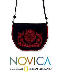 Cotton 'Soul of the Forest' Handbag (Thailand)