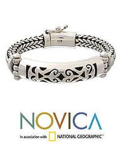 Sterling Silver 'Blessing' Bracelet (Indonesia)