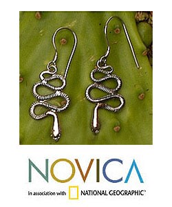 18k Goldplated 'Cobra Dance' Earrings (Indonesia)