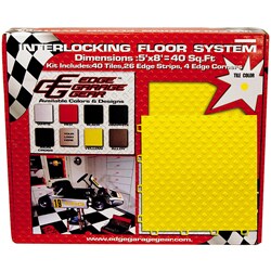 Interlocking Yellow Floor Tile Set