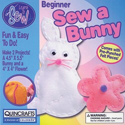 Bunny and Flower Learn To Sew Kids' Craft Kit
